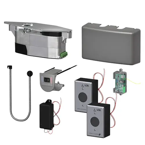 6440 Series Compact Auto Operator Kit Aluminum Painted 6440 Series Compact Auto Operator Kit Aluminum Painted