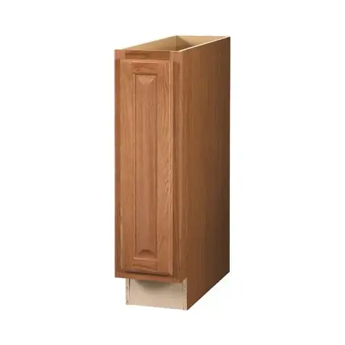 Hampton Assembled 9x34.5x24 in. Base Kitchen Cabinet in Medium Oak