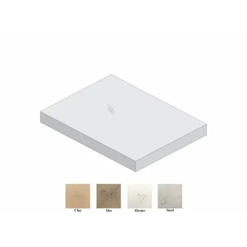 18" X 24" X 1.75" Square Edge Paver Clay