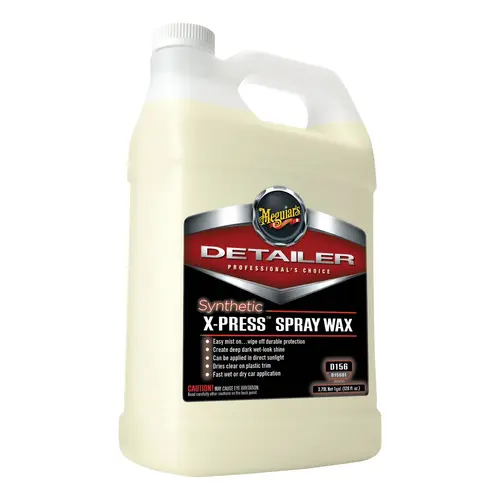 Synthetic X-Press Spray Wax, 1 gal Can, Shine, Light Milky, Liquid Synthetic X-Press Spray Wax, 1 gal Can, Shine, Light Milky, Liquid