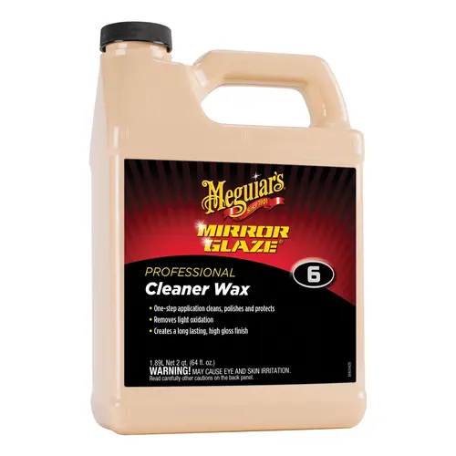 Wax, 64 oz Can, High Gloss, Creamy Ivory, Liquid