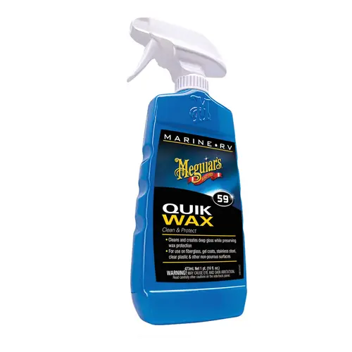 Marine/RV Quik Wax, 16 oz Spray Bottle, Gloss, Milky White, Liquid Marine/RV Quik Wax, 16 oz Spray Bottle, Gloss, Milky White, Liquid