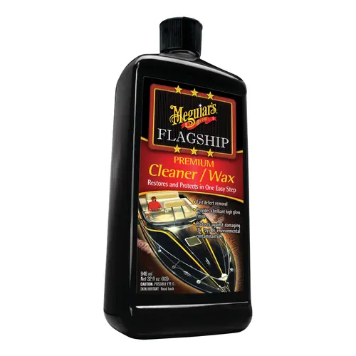 Flagship Premium Cleaner/Wax, 32 oz Bottle, High Gloss, Light Yellow, Liquid Flagship Premium Cleaner/Wax, 32 oz Bottle, High Gloss, Light Yellow, Liquid