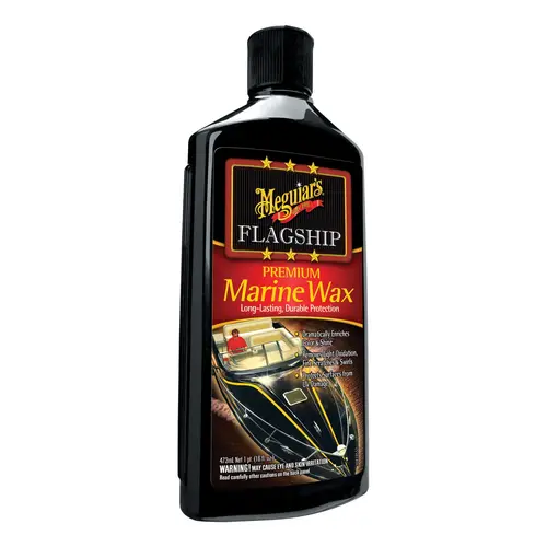 Flagship Premium Marine Wax, 16 oz Bottle, Gloss Shine, Creamy Ivory, Liquid Flagship Premium Marine Wax, 16 oz Bottle, Gloss Shine, Creamy Ivory, Liquid