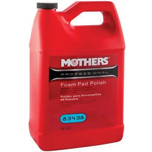 83438 Foam Pad Polish, 1 gal Can, White to Dark Gray, Liquid