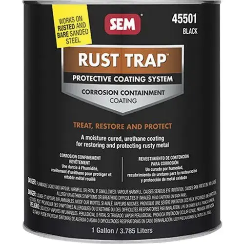 Protective Coating System, 1 gal Aerosol Can, Black, 500 sq-ft/gal Coverage Protective Coating System, 1 gal Aerosol Can, Black, 500 sq-ft/gal Coverage