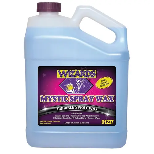 Mystic Spray Wax, 1 gal Can, Off-White, Liquid Mystic Spray Wax, 1 gal Can, Off-White, Liquid