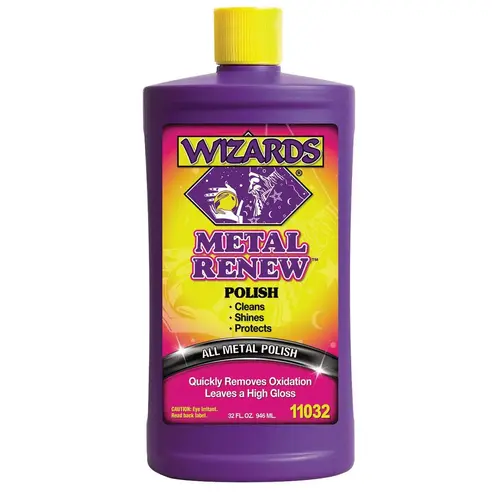 Metal Renew Liquid Polish, 32 fl-oz, Off-White, Viscous Liquid Metal Renew Liquid Polish, 32 fl-oz, Off-White, Viscous Liquid