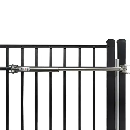 Hydraulic Gate Closer For Gates 50-125 lbs Silver / Stainless Steel