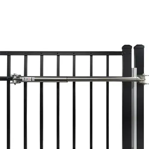 Hydraulic Gate Closer For Gates 150-250 lbs Silver / Stainless Steel