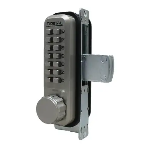 Mechanical Keyless Narrow Stile Deadbolt Lock Single Combination Satin Nickel Mechanical Keyless Narrow Stile Deadbolt Lock Single Combination Satin Nickel