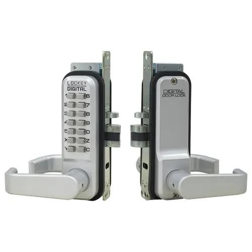 Mechanical Keyless Narrow Stile Lever Lock Single Combination Marine Grade