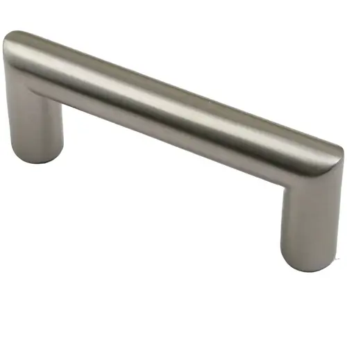 3" Center to Center Modern Round Cabinet Pull Satin Nickel Finish 3" Center to Center Modern Round Cabinet Pull Satin Nickel Finish