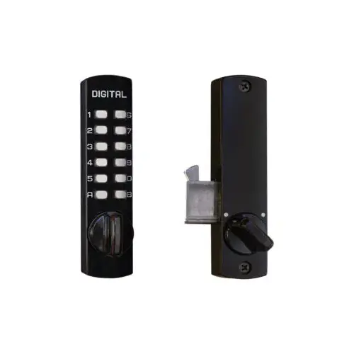 Mechanical Hook Bolt Keyless Digital Combination Lock Oil Rubbed Bronze Mechanical Hook Bolt Keyless Digital Combination Lock Oil Rubbed Bronze