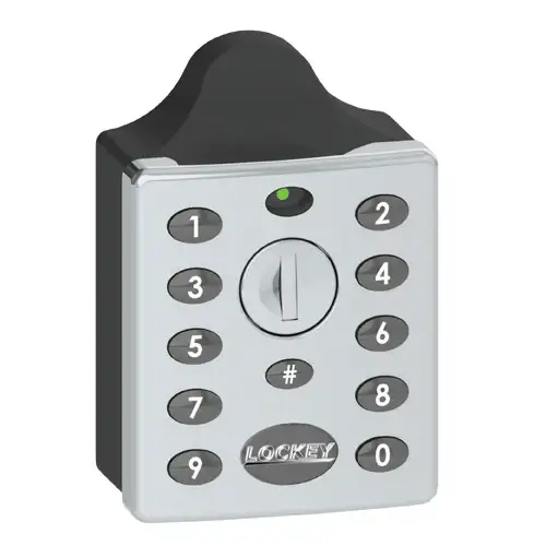 Electronic Locker Lock Standard Silver Electronic Locker Lock Standard Silver