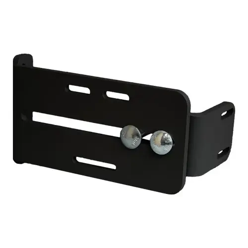 Edge Adjustable Strike Bracket For Panic Bars Black