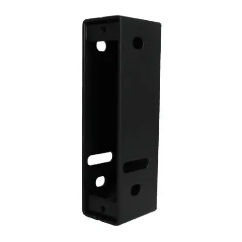 Add-A-Bolt Gate Box For Mounting M210 On Narrow Stile Gate With Drive In Deadbolt Black