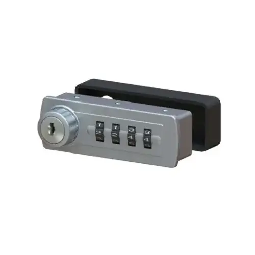 Gemini Mechanical Combination Cabinet Lock Silver Left Handed Horizontal Gemini Mechanical Combination Cabinet Lock Silver Left Handed Horizontal