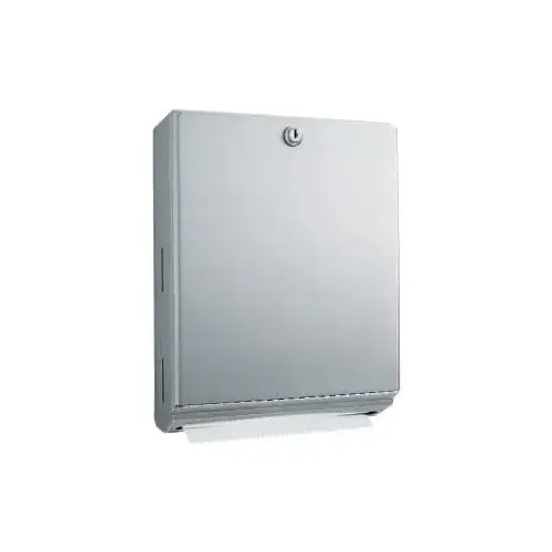 Surface-Mounted Paper Towel Dispenser Satin Stainless Steel