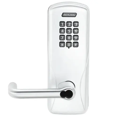 Electric Cylindrical Lock Bright Chrome Electric Cylindrical Lock Bright Chrome