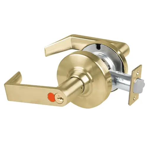 ALX53H RHO 606 GRN 43-005 Cylindrical Lock Satin Brass ALX53H RHO 606 GRN 43-005 Cylindrical Lock Satin Brass
