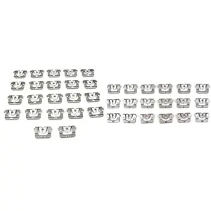 Precision Replacement Parts MCK-1210-68 Molding Clip Kit - set of 40