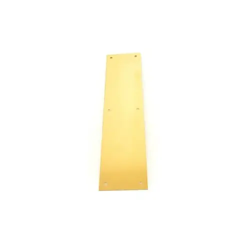 1001-2 Push Plate, Bright Polished Brass 1001-2 Push Plate, Bright Polished Brass