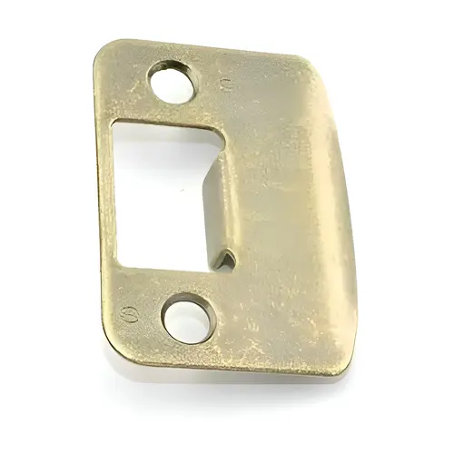 A Series 10-027 Full Lip Strike, 1-5/8" x 2-1/4", 1/4" Round Corner Satin Brass Blackened A Series 10-027 Full Lip Strike, 1-5/8" x 2-1/4", 1/4" Round Corner Satin Brass Blackened