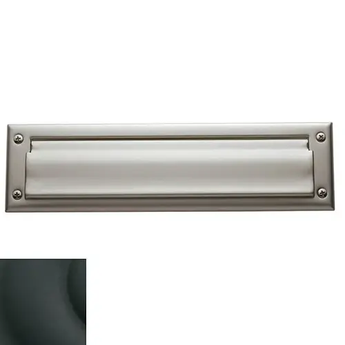 Letter Box Plate Satin Black Finish Letter Box Plate Satin Black Finish