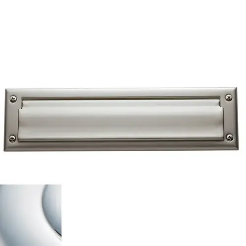 Letter Box Plate Bright Chrome Finish Letter Box Plate Bright Chrome Finish