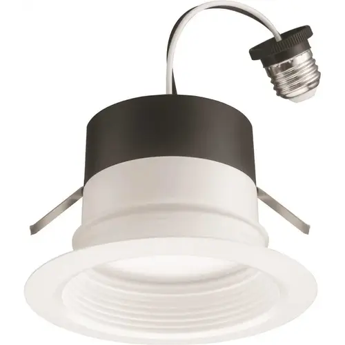 Contractor Select 4 in. Selectable CCT Integrated LED Retrofit White Recessed Light Trim Contractor Select 4 in. Selectable CCT Integrated LED Retrofit White Recessed Light Trim
