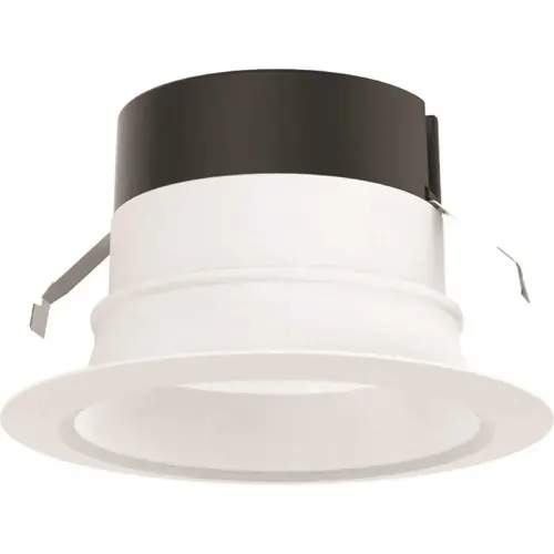 Contractor Select E-Series 4 in. Selectable CCT Integrated LED Retrofit White Recessed Light Trim
