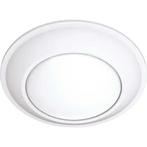 Contractor Select JSBT 6.46 in. Matte White Integrated LED Flush Mount Fixture Contractor Select JSBT 6.46 in. Matte White Integrated LED Flush Mount Fixture