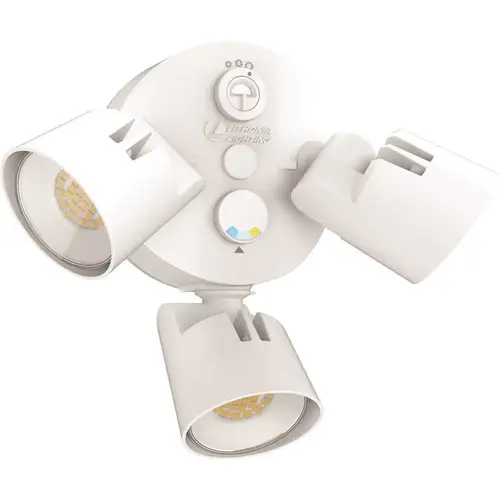 Contractor Select HGX 3-Head Adjustable Lumen and Color Temperature White Outdoor Integrated LED Flood Light Contractor Select HGX 3-Head Adjustable Lumen and Color Temperature White Outdoor Integrated LED Flood Light