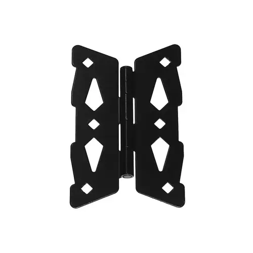 8" Butterfly Hinge Contemporary - Black Pair