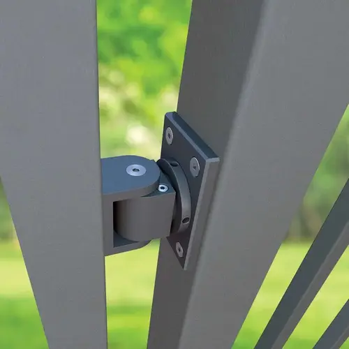 Center Mnt Hinge/Closer-57 S-Alum bracket, Dark gray Center Mnt Hinge/Closer-57 S-Alum bracket, Dark gray