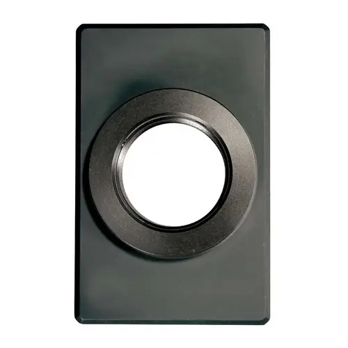 Post Mounting Bracket Steel Flush Mount Weld On 3 15/16" Height x 2 9/16" Length x 1 1/16" Width Size Dark Gray