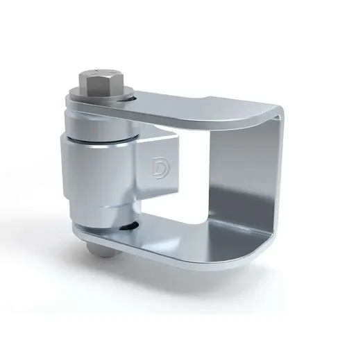 Face Mount Weld On Gate Hinge With Sealed Bearings, Zinc