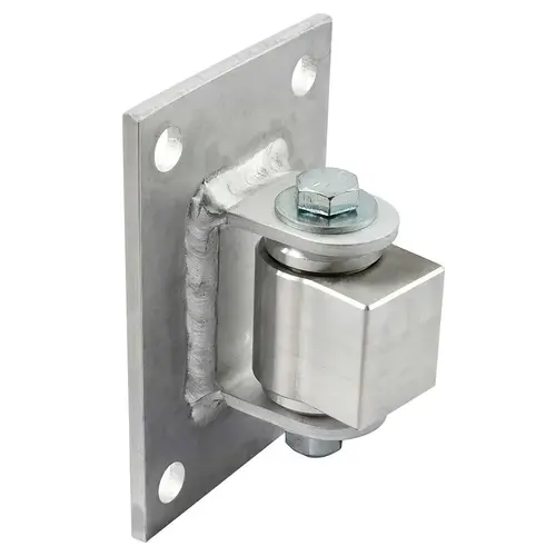 Aluminum Half Bolt-on BadAss for 4" Fence Posts, Unfinished Aluminum Half Bolt-on BadAss for 4" Fence Posts, Unfinished