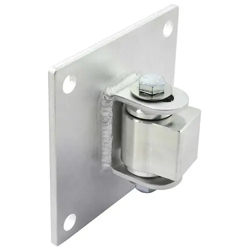 Aluminum Half Bolt-on BadAss for 6" Fence Posts, Unfinished Aluminum Half Bolt-on BadAss for 6" Fence Posts, Unfinished