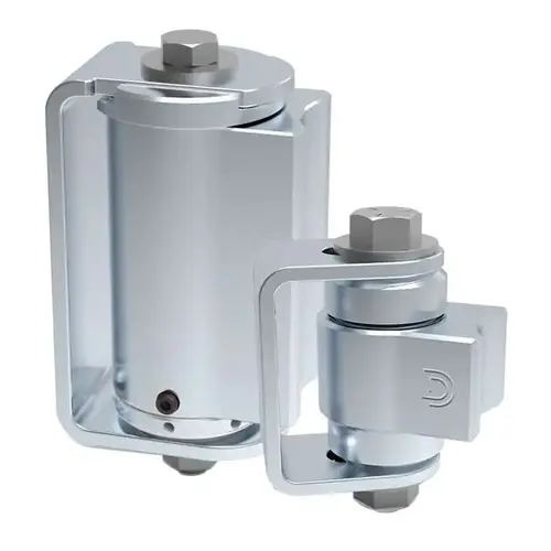 Self Closing and Original Weld On Gate Hinge Set With Sealed Bearings, Zinc Pair