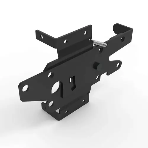 SS Post Latch 2 sided locking, Black SS Post Latch 2 sided locking, Black