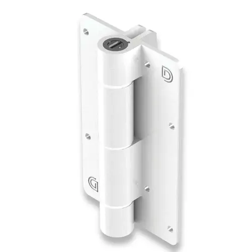 KF Aluminum-White-2 Legs-Single, no screws