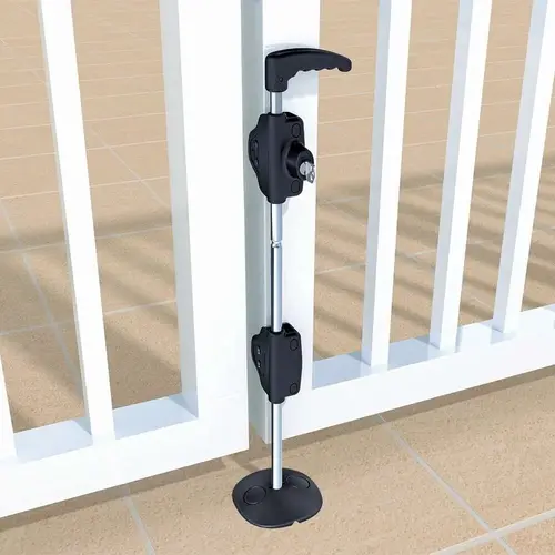 LokkBolt-Metal Gates-18"-Black-Keyed Alike