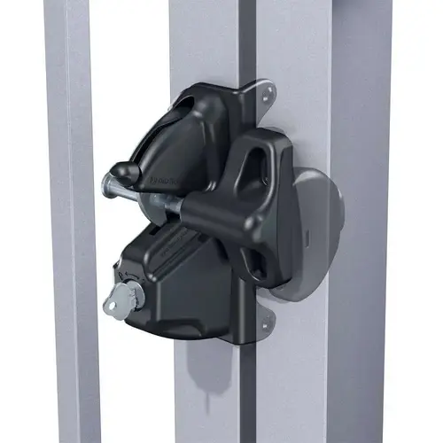 LL Deluxe Latch EAK Keyed Different Black
