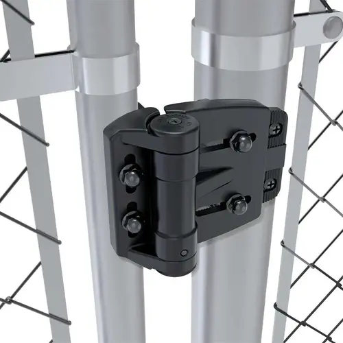 TruClose Round Multi Adjustable Self Closing Gate Hinges For Chain Link Round Gate Posts Black Pair TruClose Round Multi Adjustable Self Closing Gate Hinges For Chain Link Round Gate Posts Black Pair