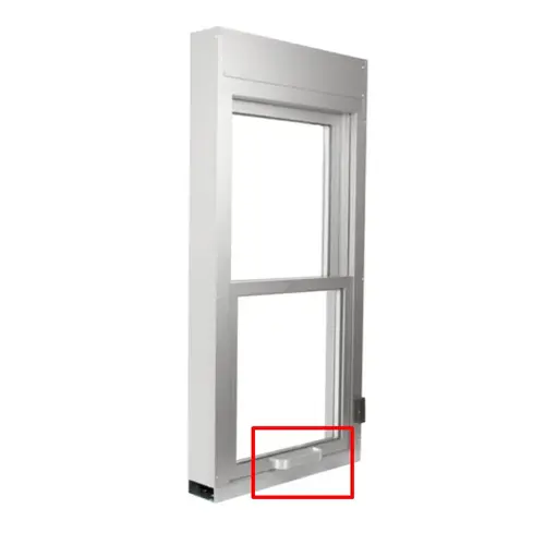 4" Handles For Vertical Lift Transaction Window 4" Handles For Vertical Lift Transaction Window