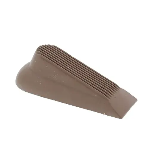 Rubber Wedge Door Stop Brown 5in x 2 Rubber Wedge Door Stop Brown 5in x 2