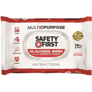 SAFETY FIRST SFAW54CA Alcohol Disinfecting Wipes (50-Wipes per Pack, )