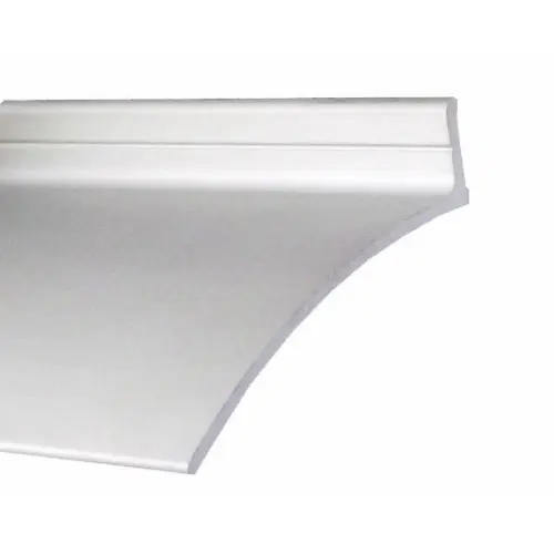 40" 7 in. x 38 in. Clear Anodized Aluminum Door Top Weatherstrip